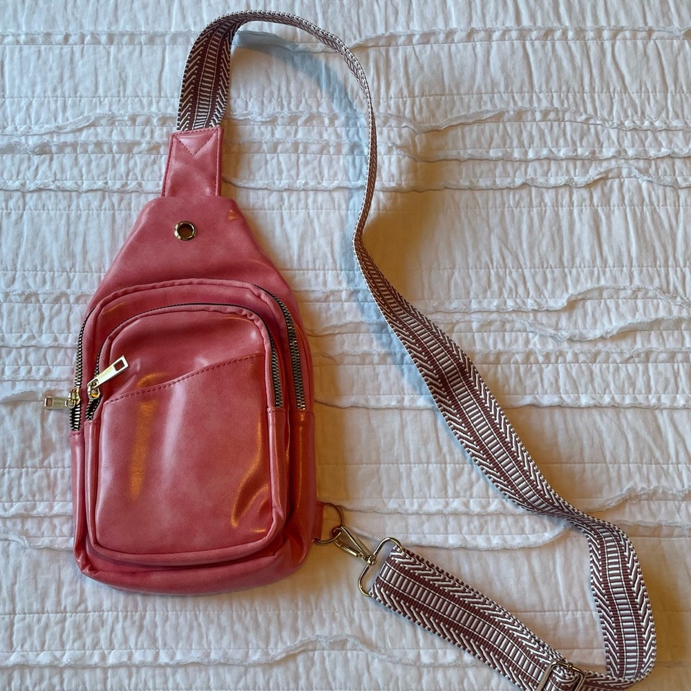 Pink Crossbody Bag